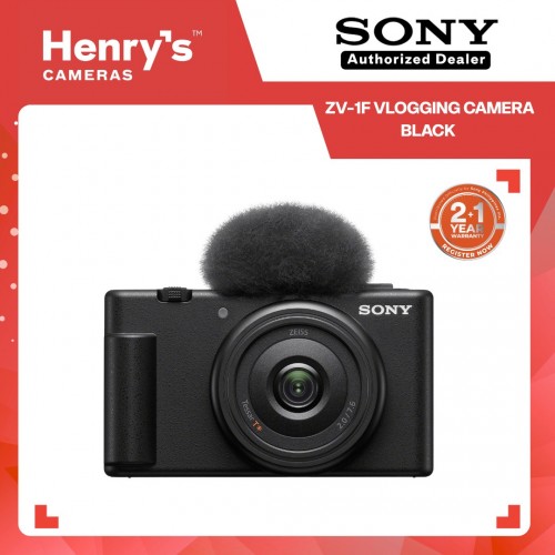 Sony ZV-1F Vlogging Camera Black